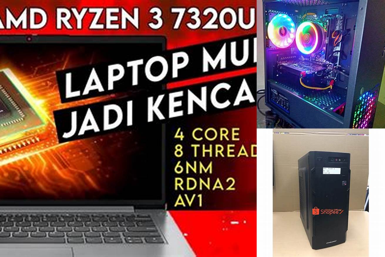 6. Rakitan Komputer Multimedia dengan Prosesor AMD Ryzen 3