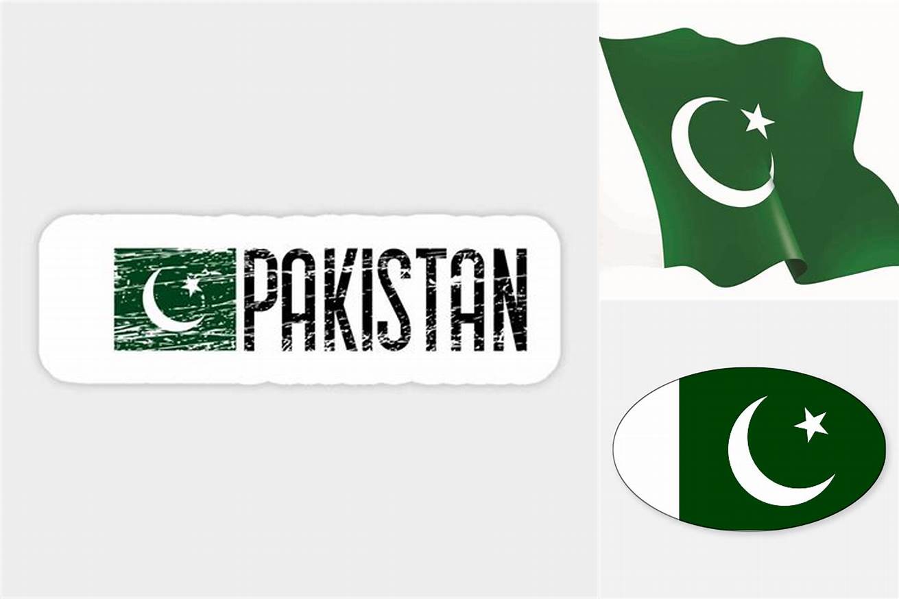 6. Sticker Laptop Pakistani Flag with Famous Quotes