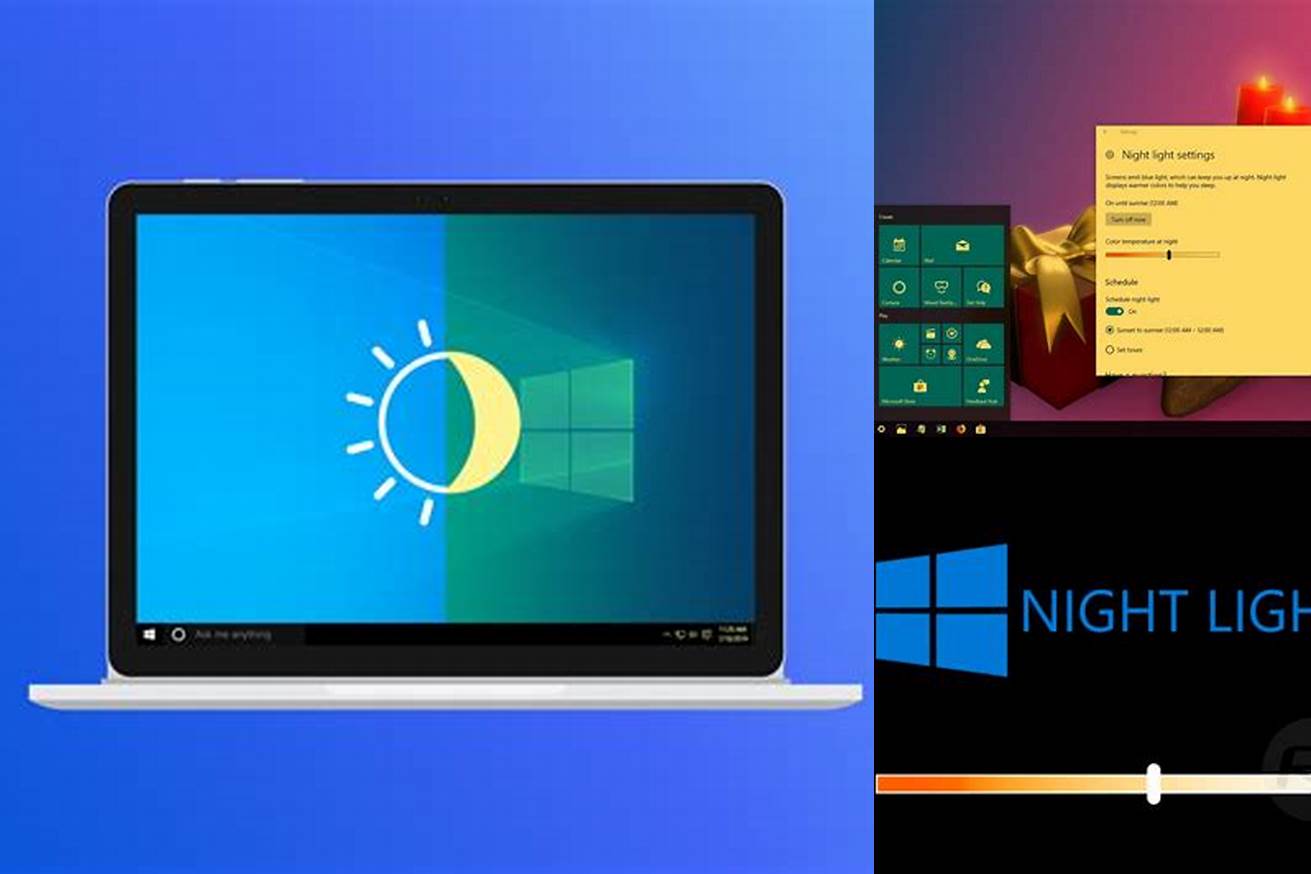 6. Windows Night Light (Windows 10)