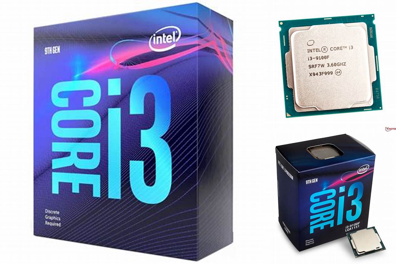 7. Intel Core i3-9100F