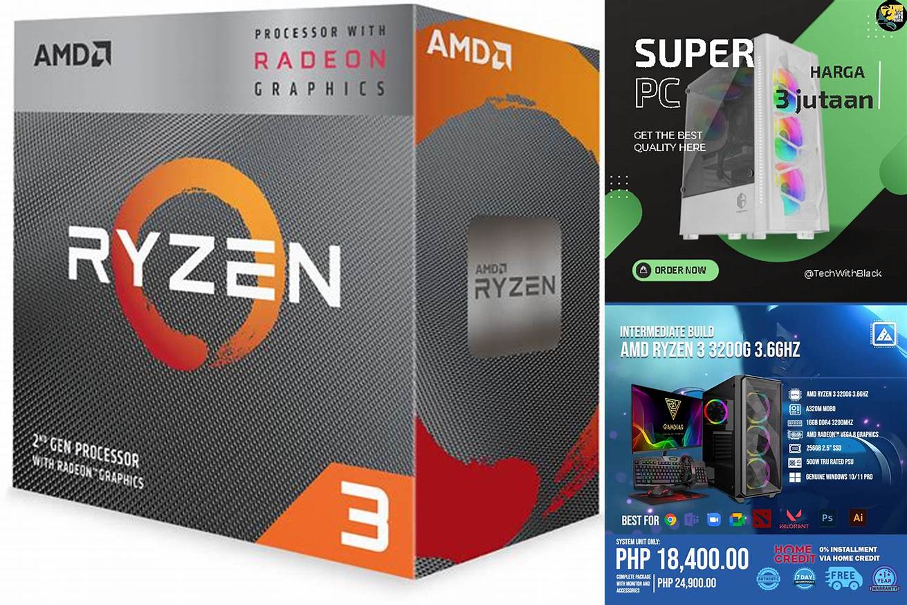 7. PC Rakitan 6 Jutaan - AMD Ryzen 3 3200G
