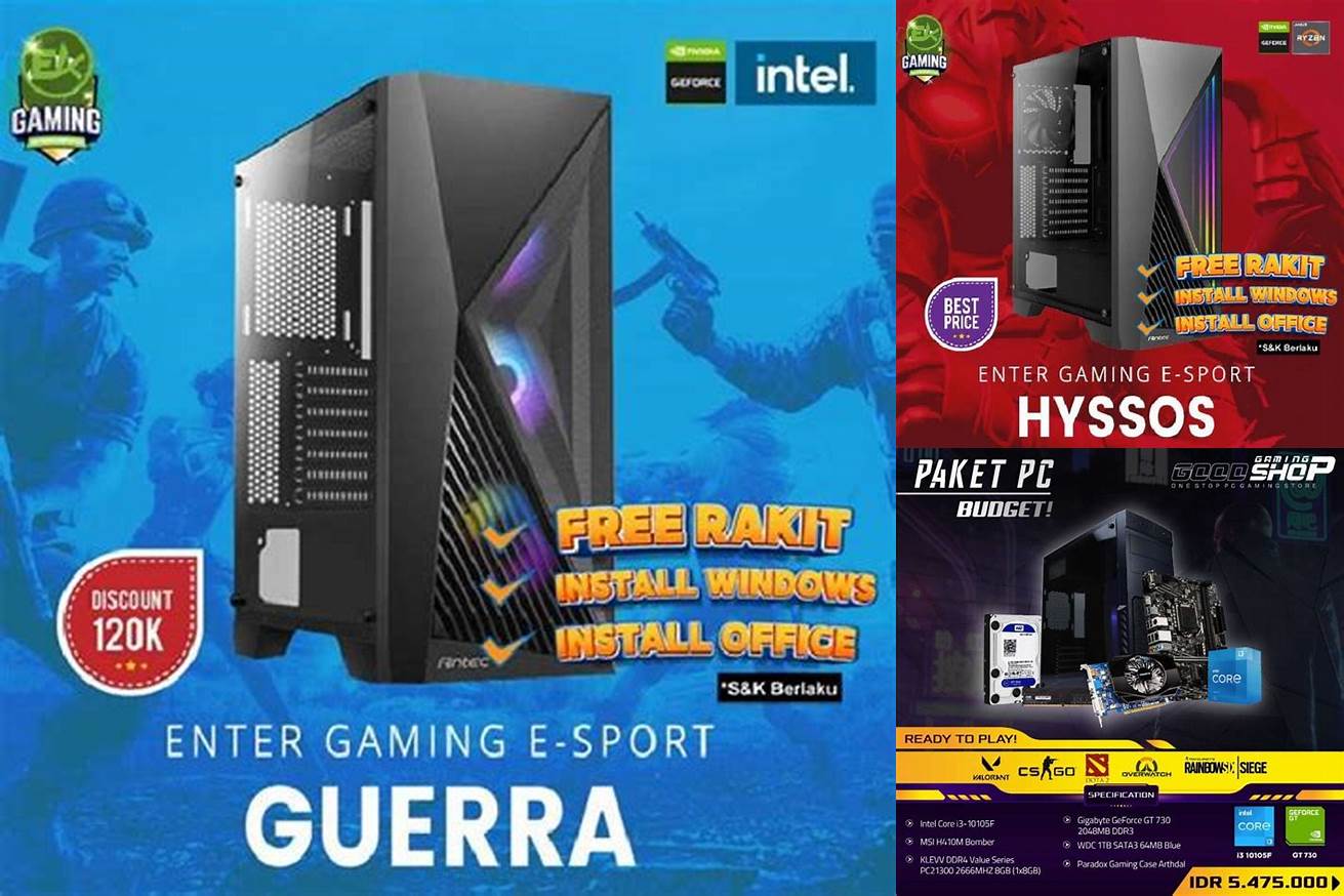 7. PC Rakitan Gaming Budget Harco Mangga Dua