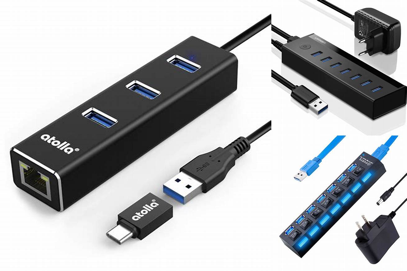 7. Port USB Eksternal 3-Port USB 3.0 dengan Ethernet