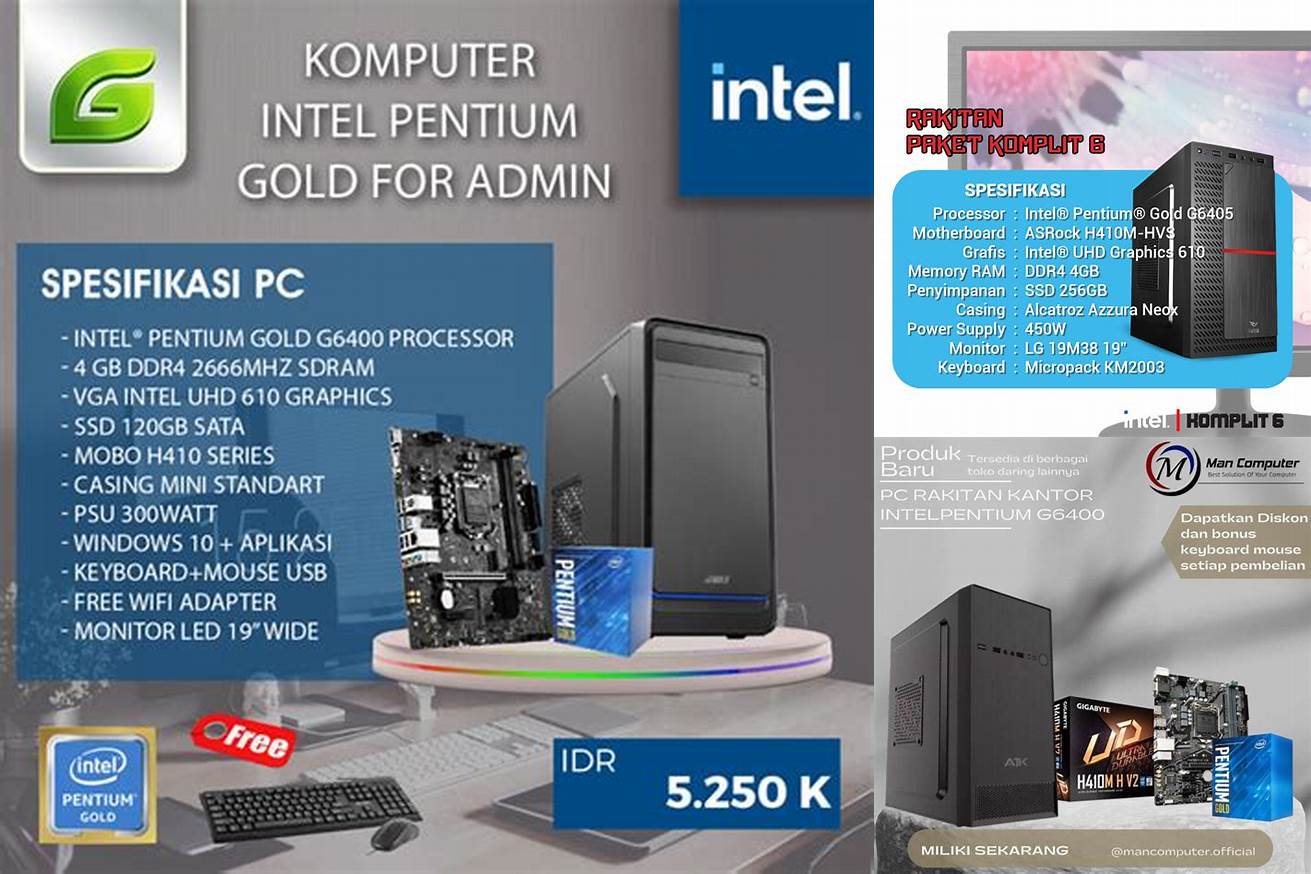 7. Rakitan Komputer Solo Intel Pentium