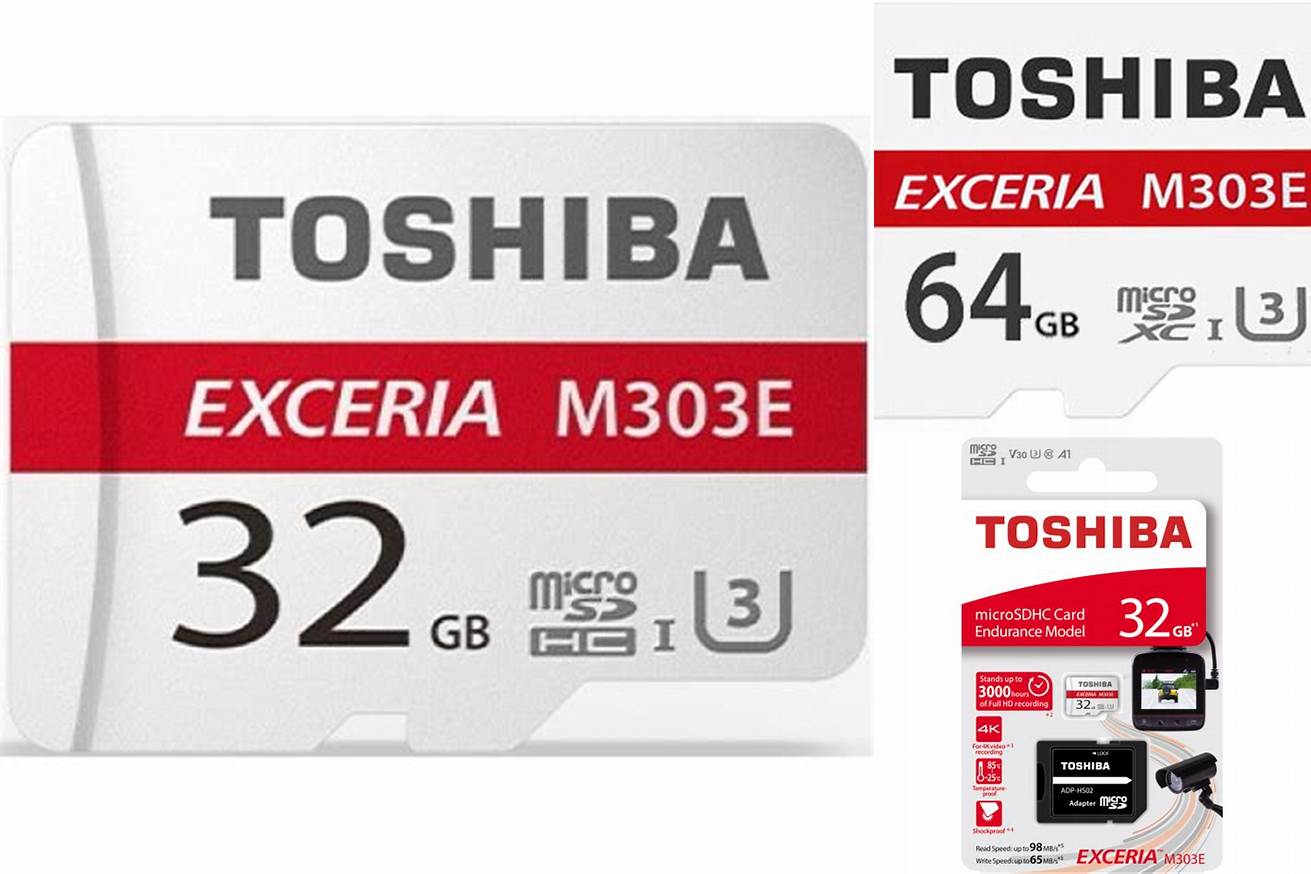 7. Toshiba Exceria M303E microSDXC