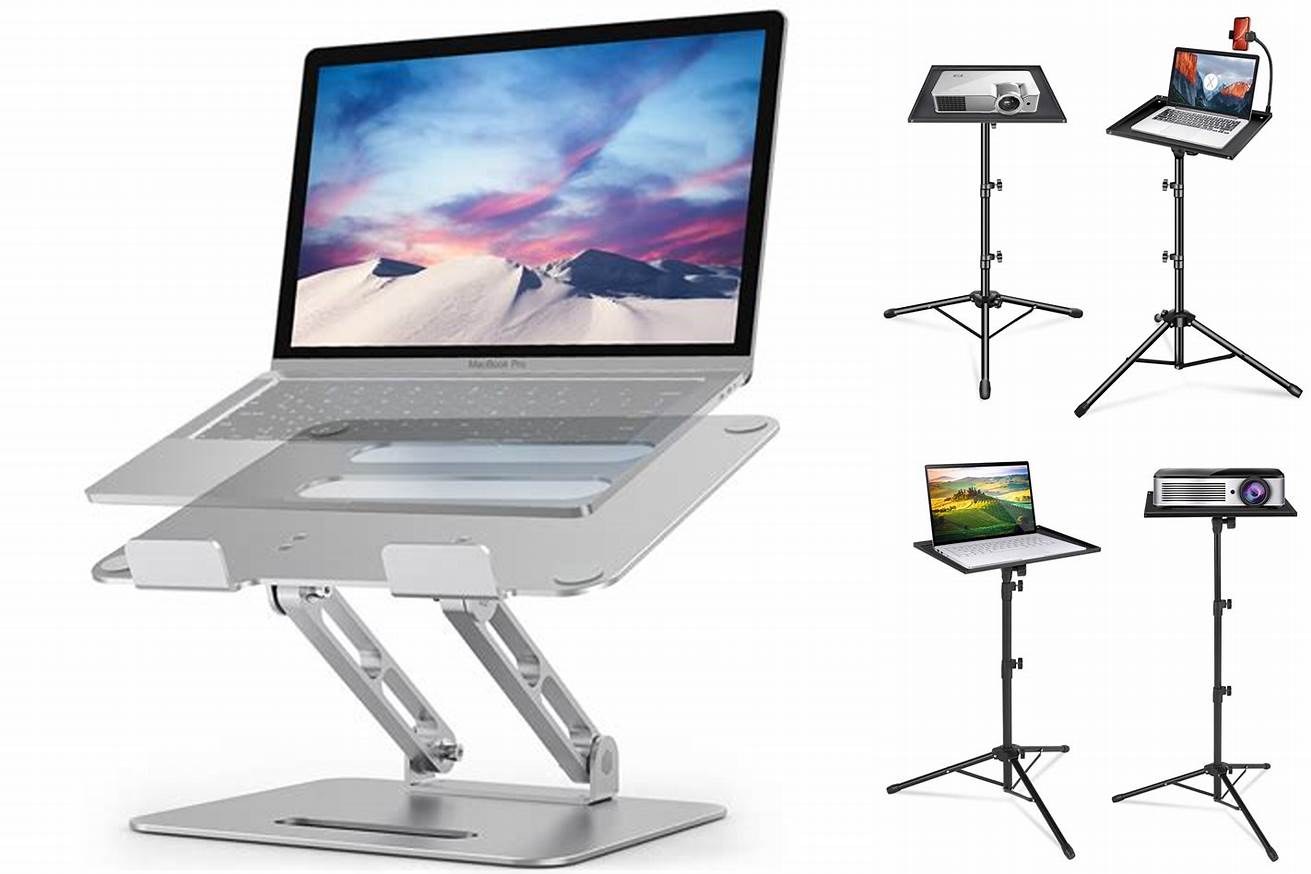 7. Tripod Stand Laptop with Adjustable Legs