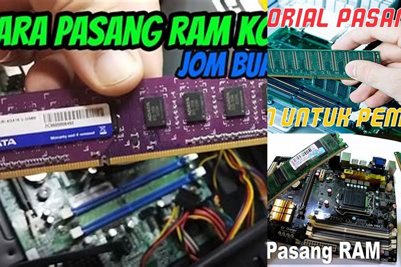 Rekomendasi 5: Pasang CPU, RAM, dan Penyimpanan
