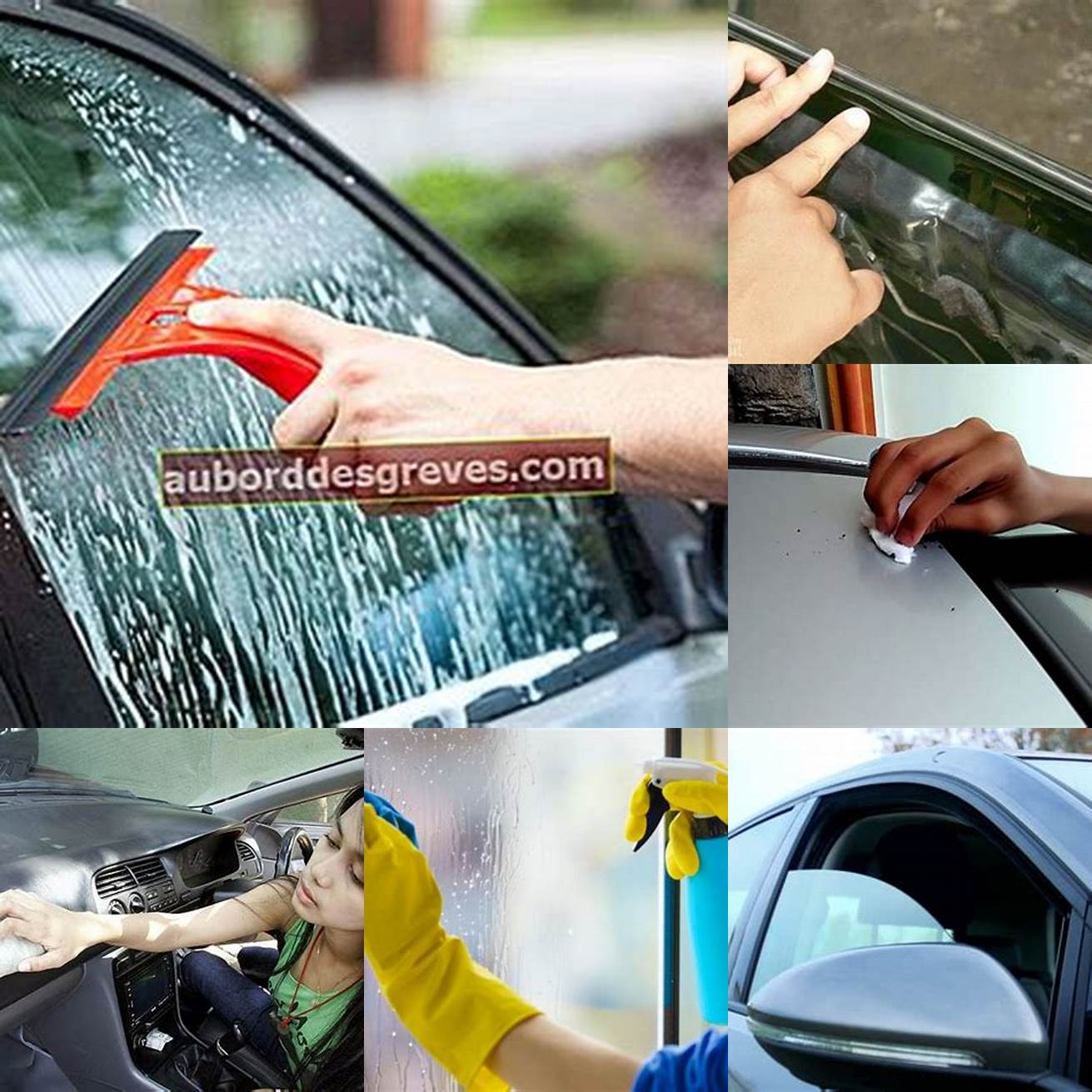 1 Bersihkan Jendela Mobil