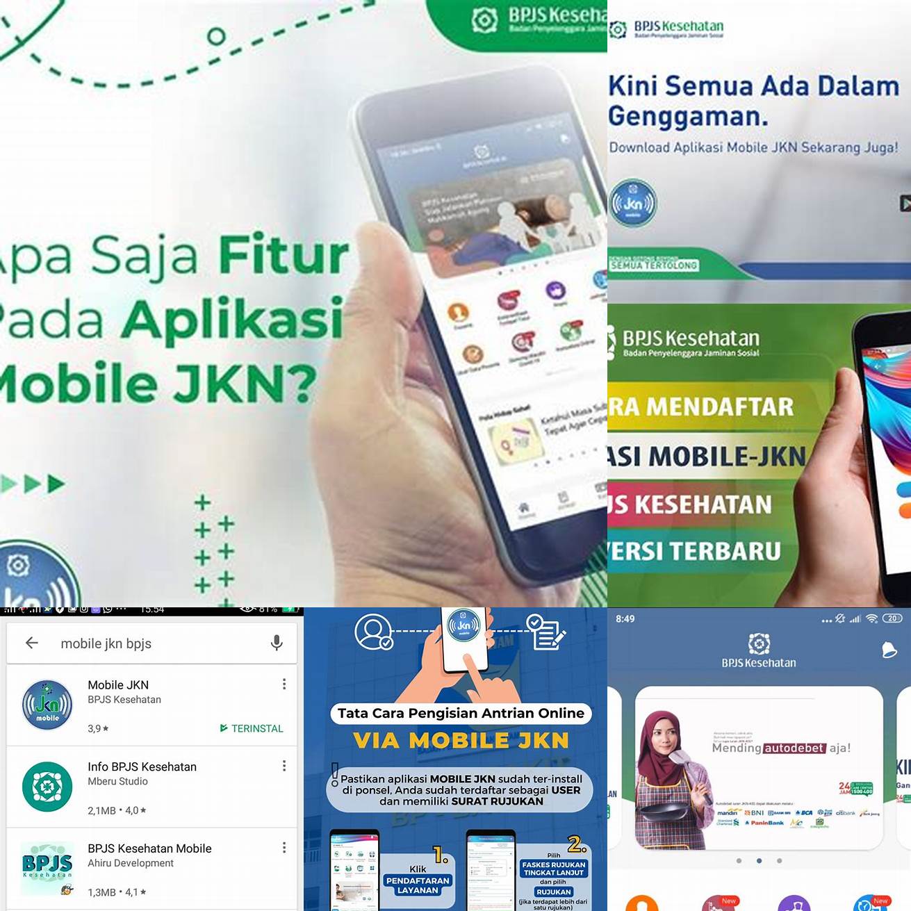 1 Buka aplikasi Mobile JKN di smartphone Anda