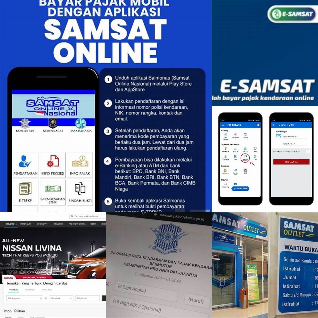 1 Kunjungi situs web SAMSAT yang berada di wilayah anda