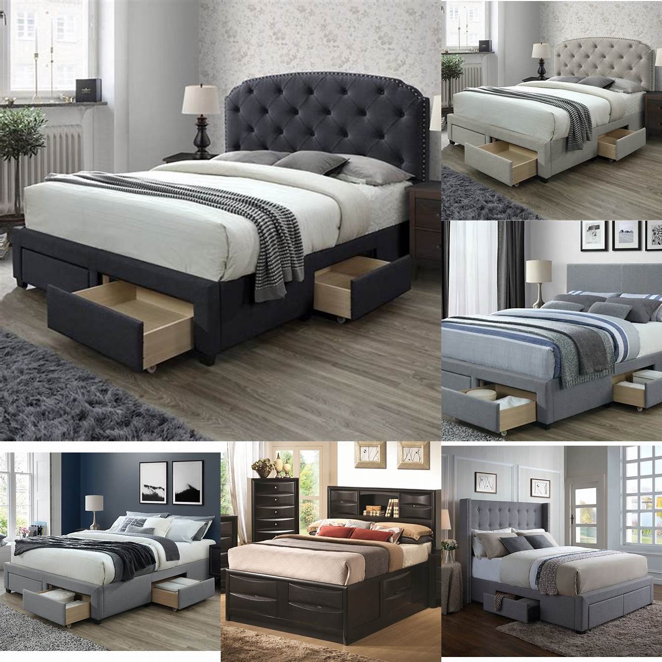 3 Super king bed with storage drawers