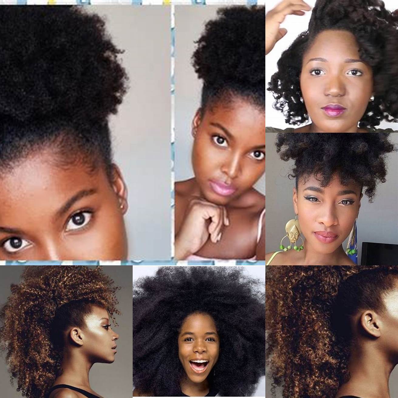 4 Afro volumineux