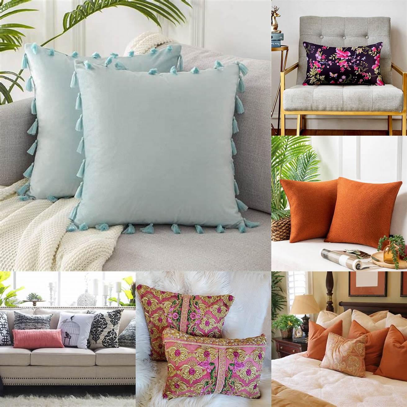 A King Size Sofa Bed accessorized with colorful throw pillows