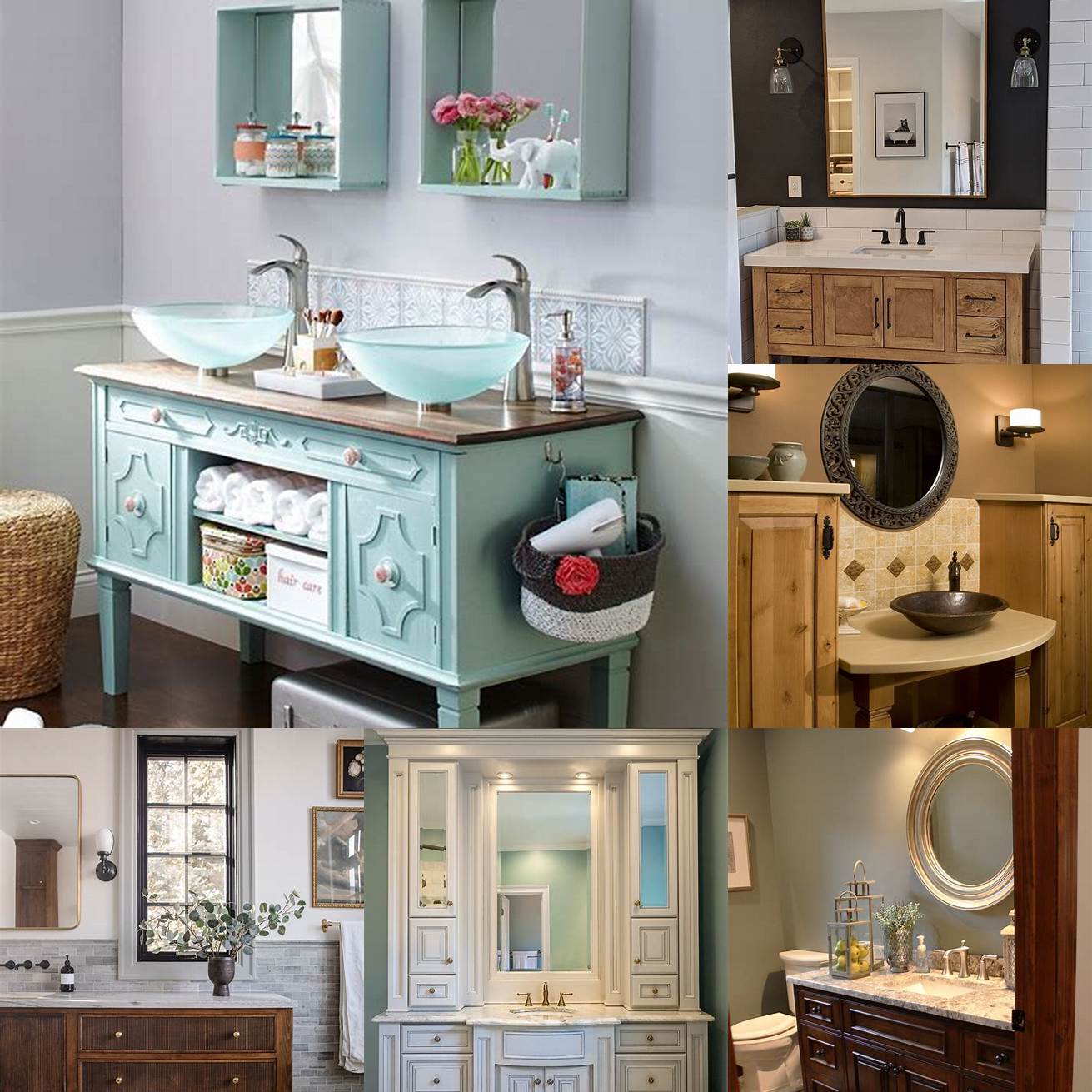 A custom vanity allows you to create a unique and personalized look for your bathroom