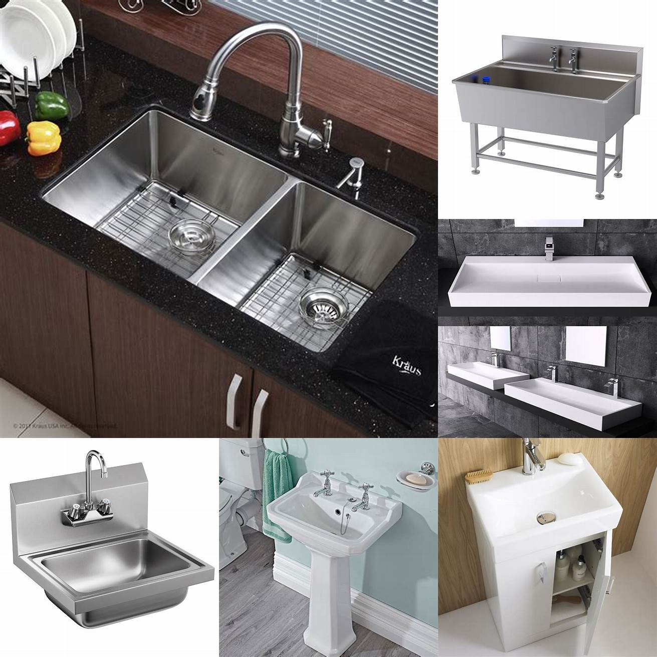 A large deep basin sink that is perfect for washing your face brushing your teeth or washing your hands