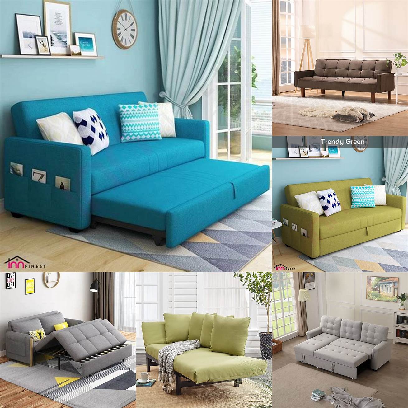 A sofa bed is the perfect example of multipurpose furniture During the day it can serve as a comfortable seating option and at night it can be transformed into a bed for sleeping