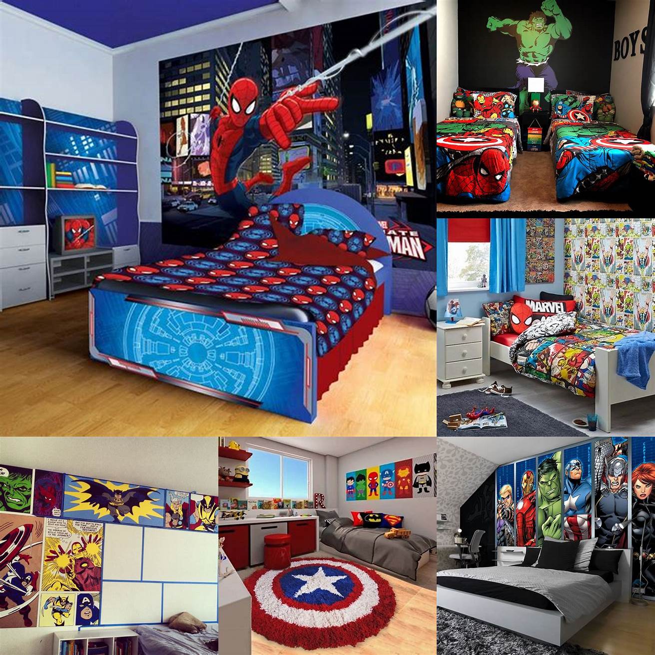 A superhero-themed bedroom is perfect for kids who love comic books and superheroes You can use superhero posters and bedding as decor