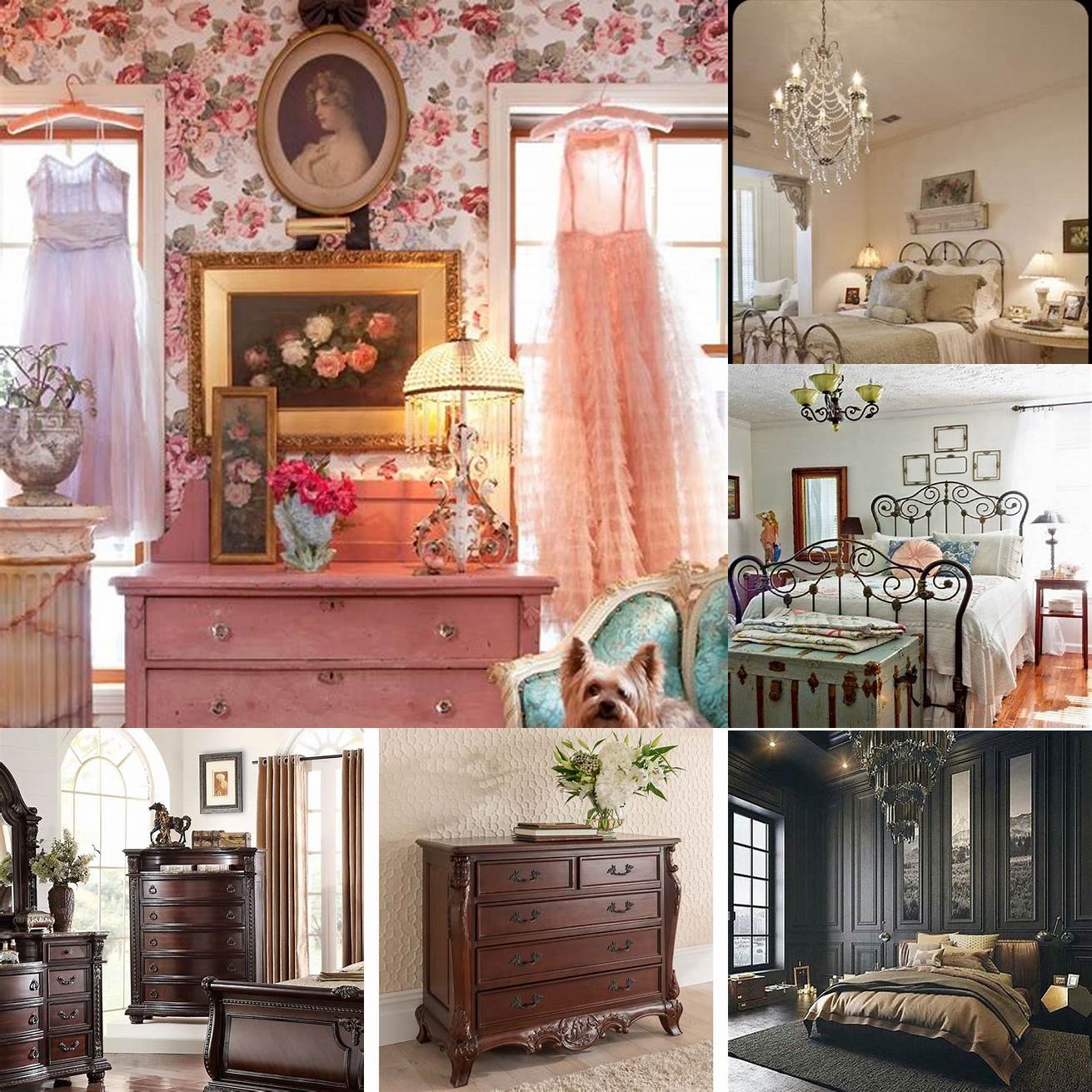 A vintage bedroom chest adds character and personality to your space