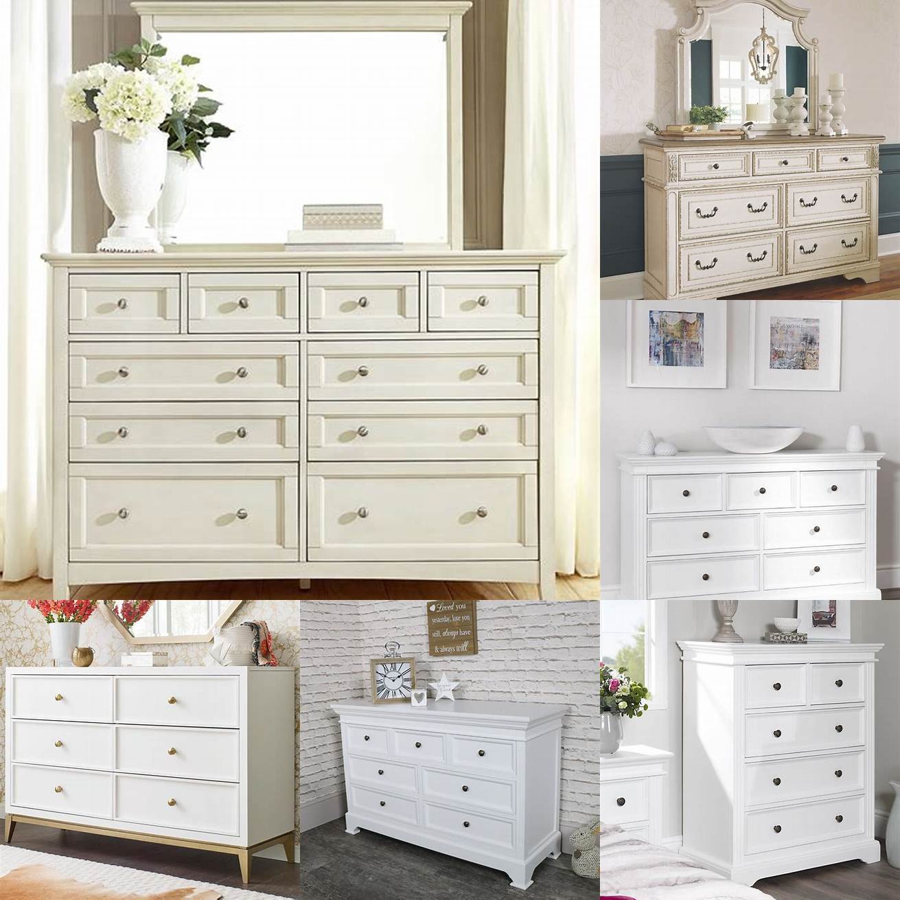 A white bedroom chest is a classic and timeless choice that works well with any decor