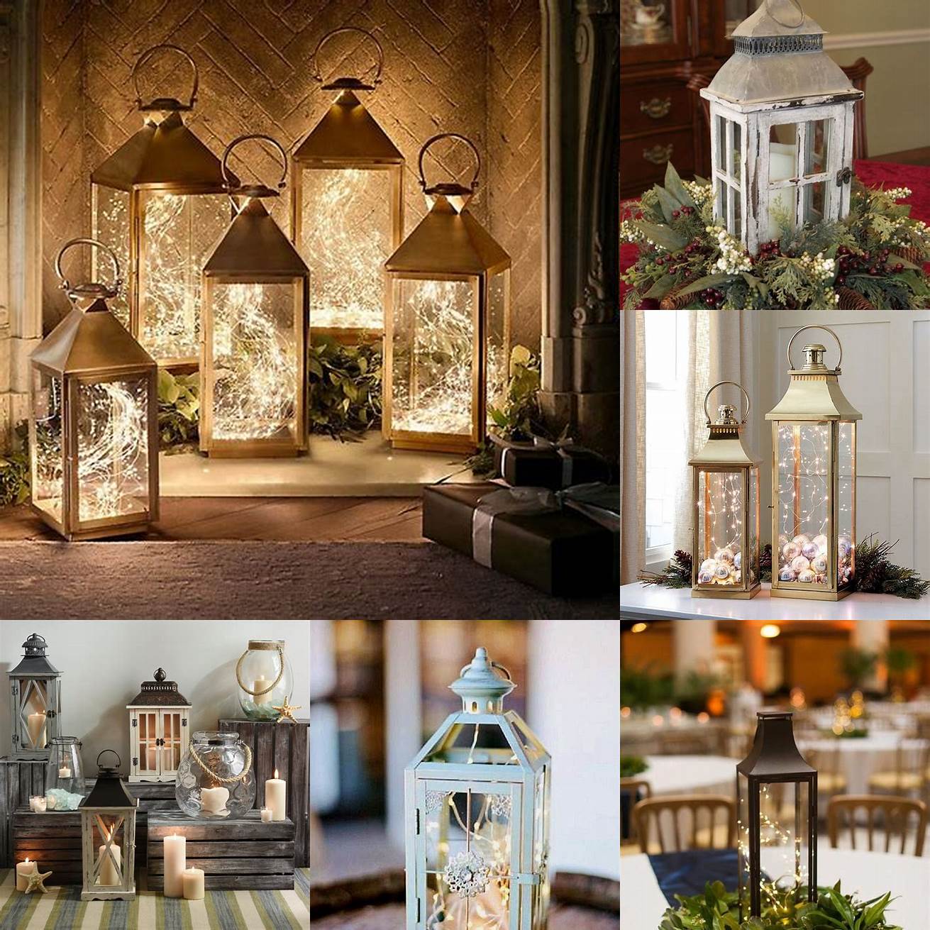 Accessorize Use decorative accents such as lanterns and vases to create a cohesive look