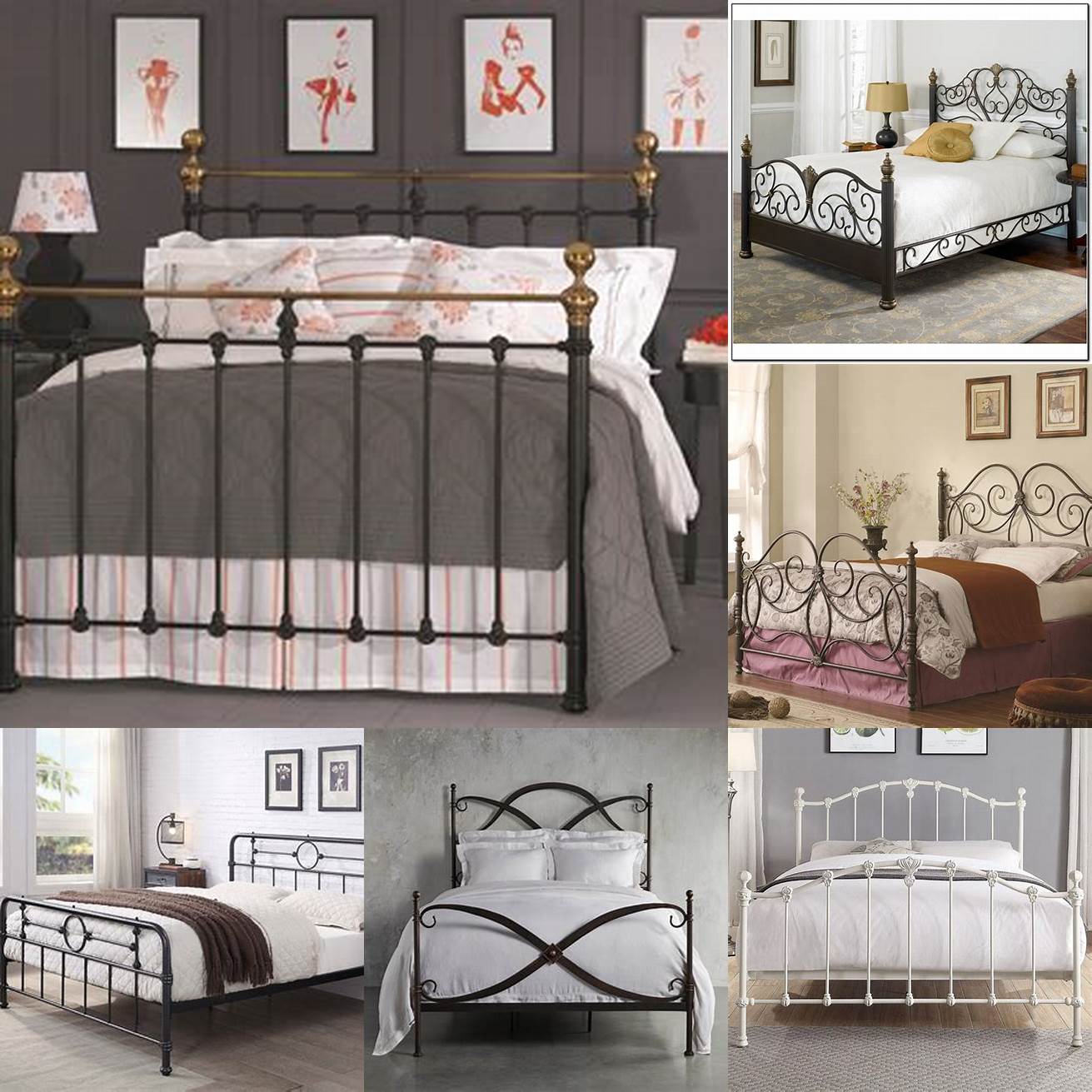Aesthetics Iron bed frames have a timeless and elegant look that can add sophistication to any bedroom