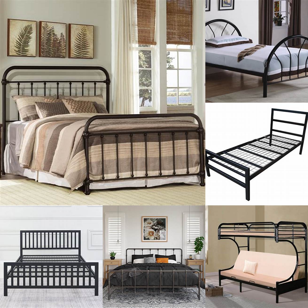 Aluminum Aluminum is a lightweight option for metal beds Its also strong and durable and can be molded into a variety of shapes and styles