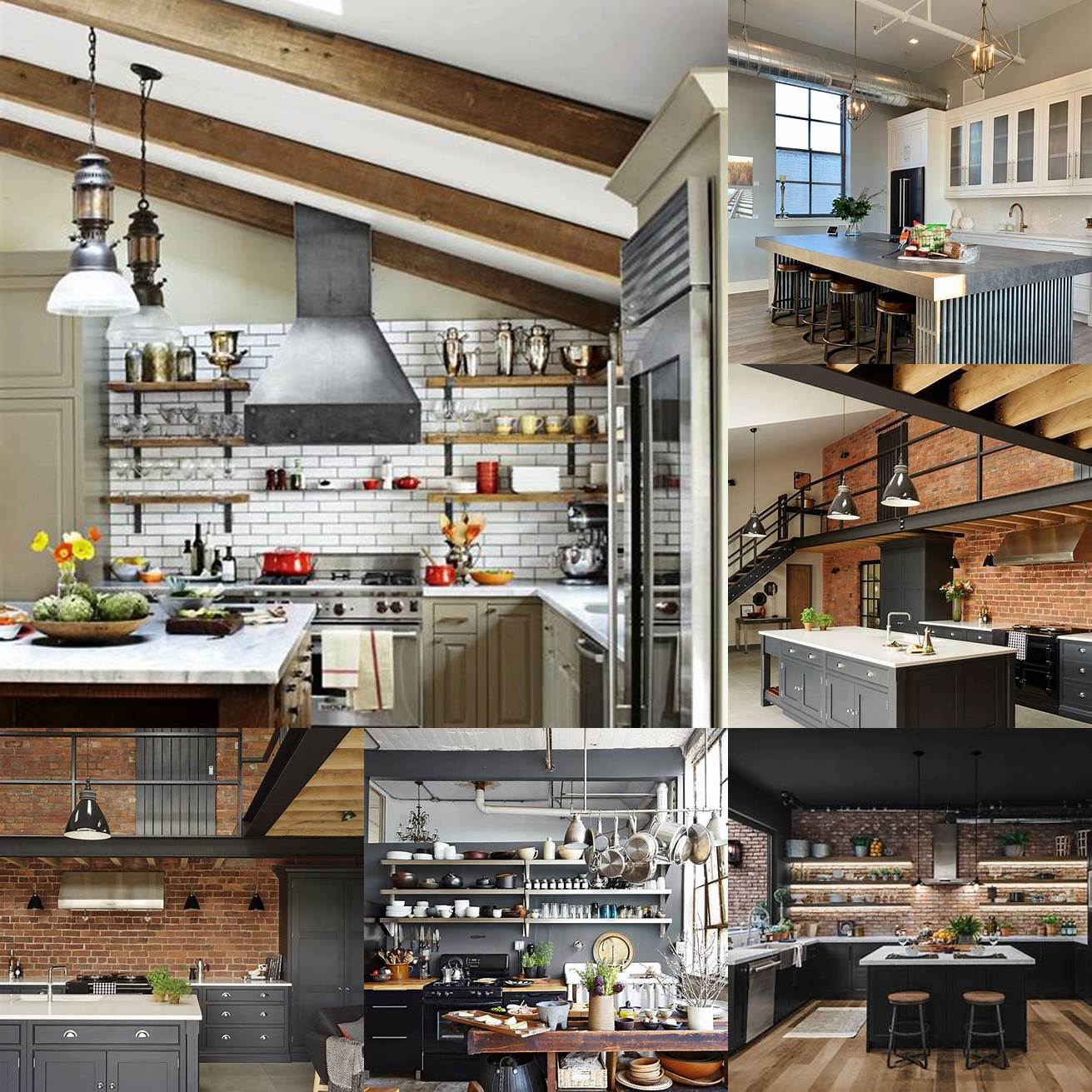 Ample storage space in an industrial kitchen
