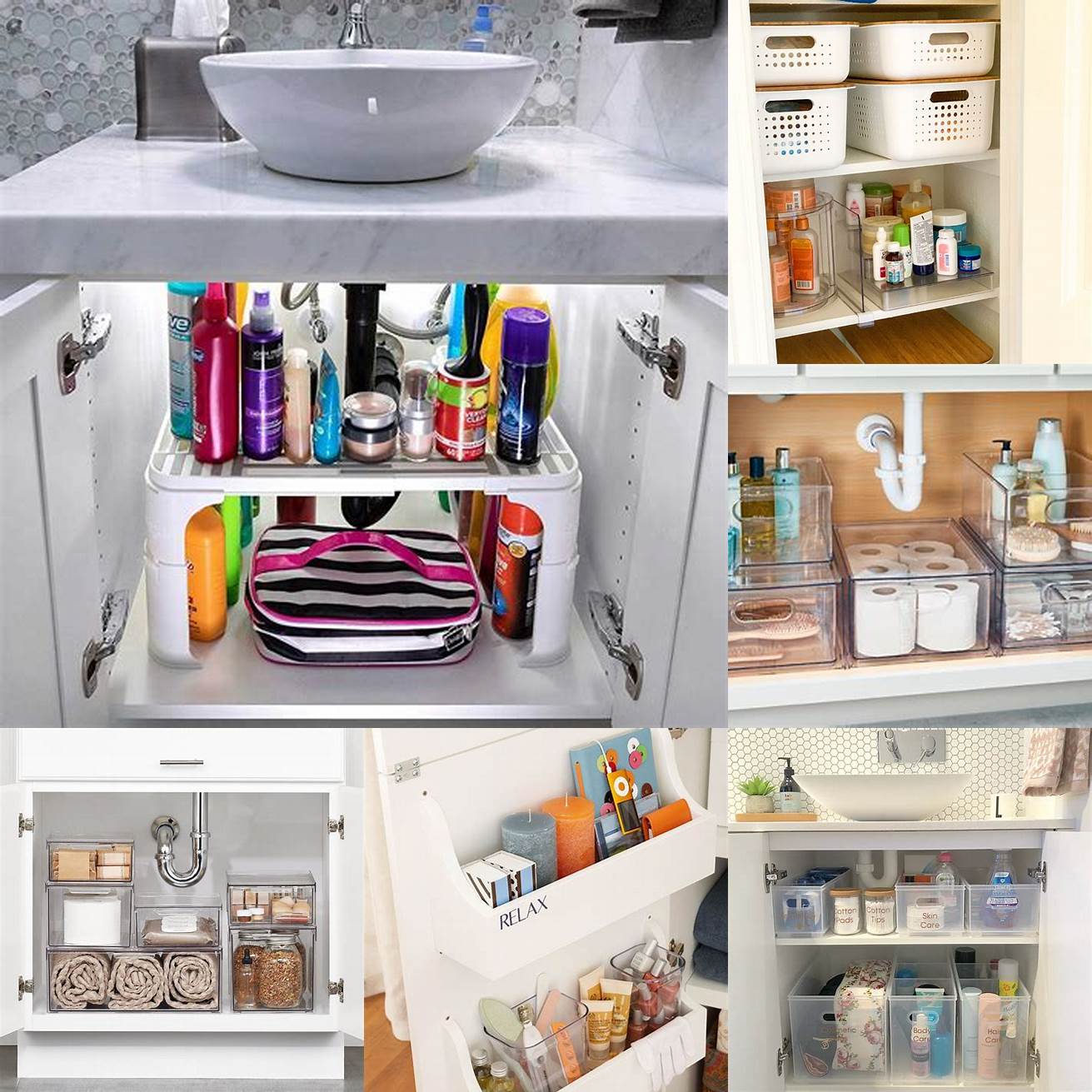 Ample storage space to keep your bathroom essentials organized
