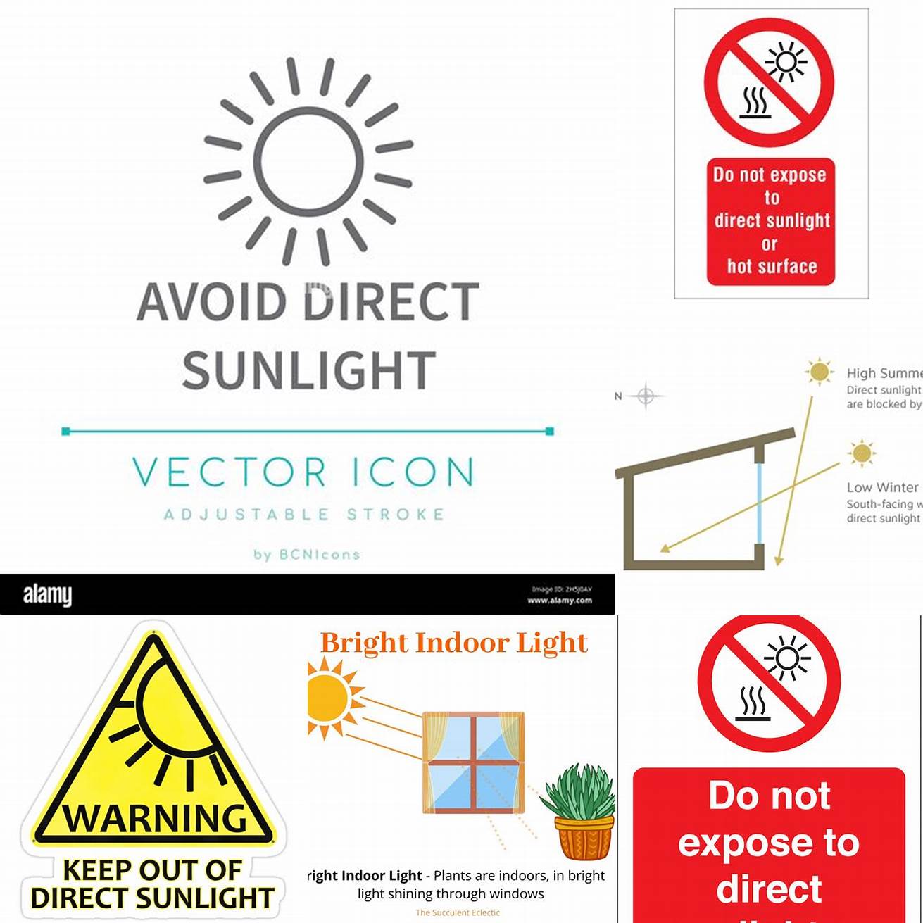 Avoid direct sunlight to prevent fading
