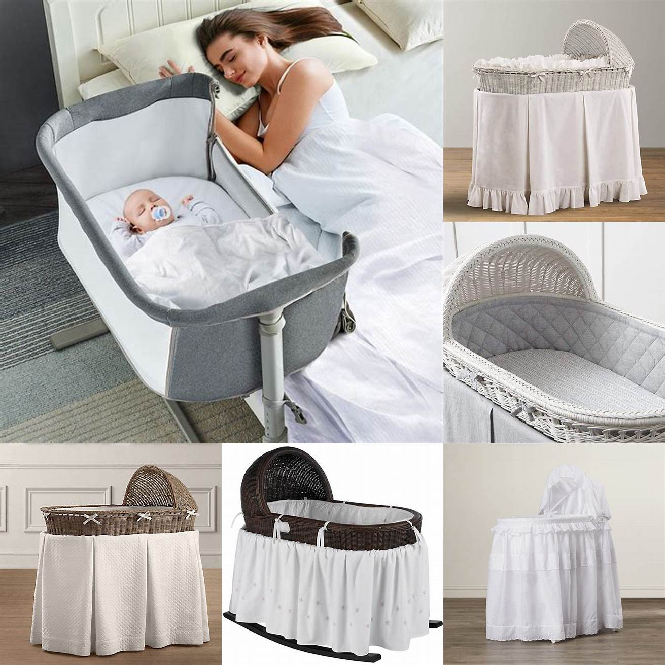 Bassinet Bedding Sets Bassinet bedding sets are designed for use with bassinets and are typically smaller than crib bedding sets They usually include a fitted sheet a skirt and a small blanket or quilt