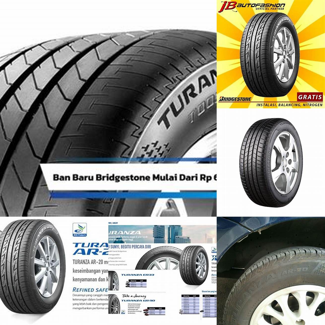 Bridgestone Turanza AR20 - Rp 900000