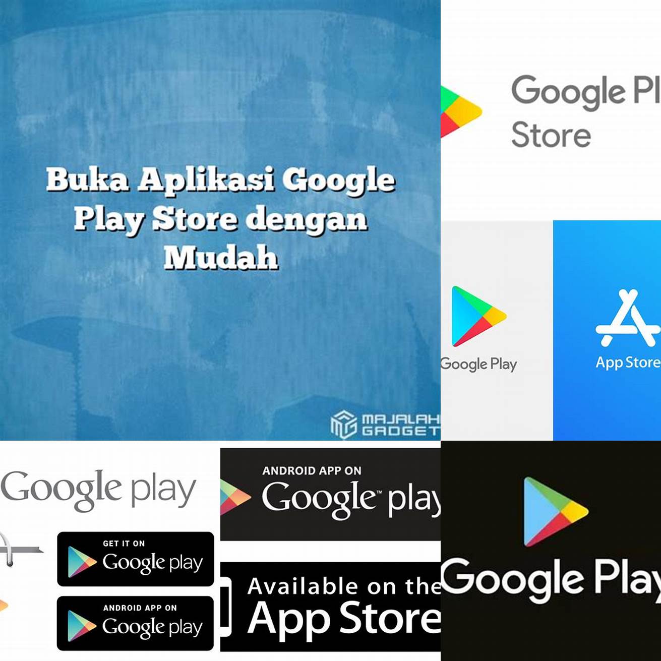 Buka Google Play Store atau App Store di smartphone Anda