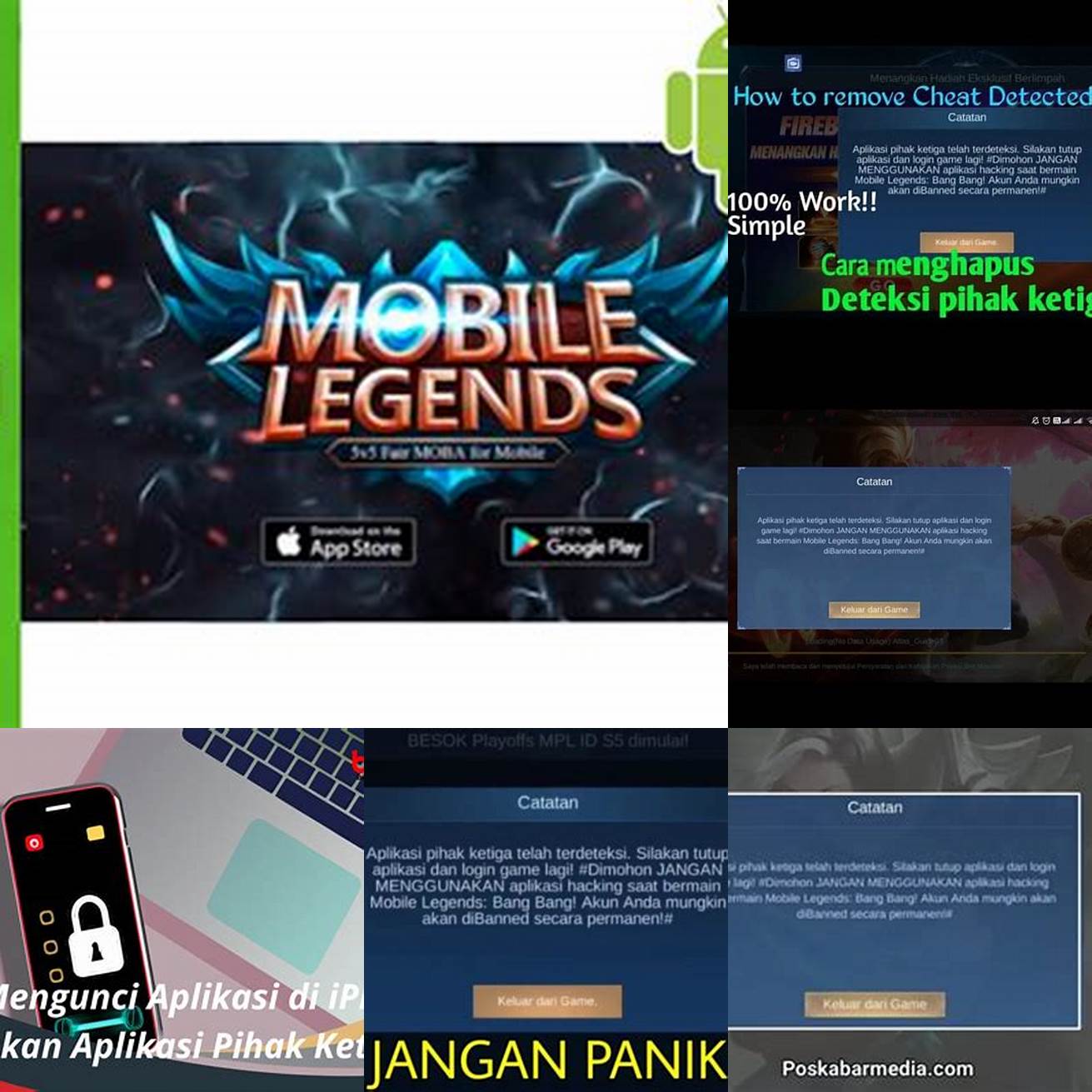 Cheat dengan Aplikasi Pihak Ketiga