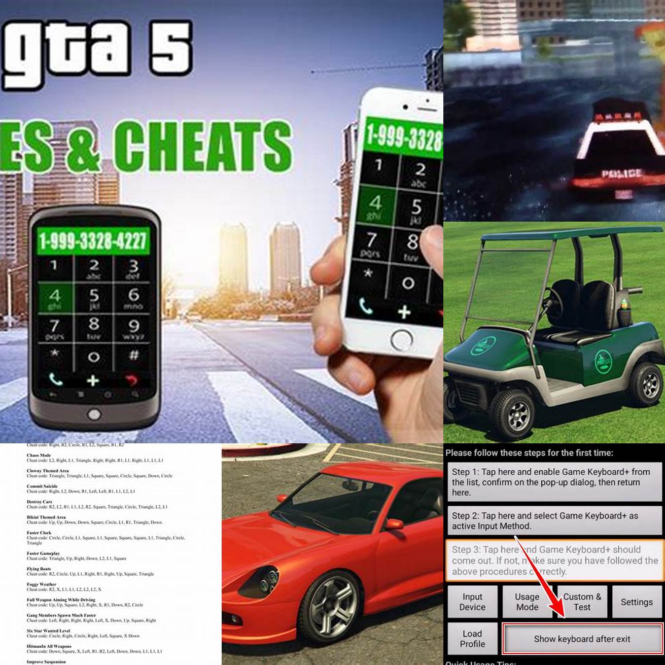 Cheat mobil golf CIRCLE L1 Left R1 L2 X R1 L1 Circle X