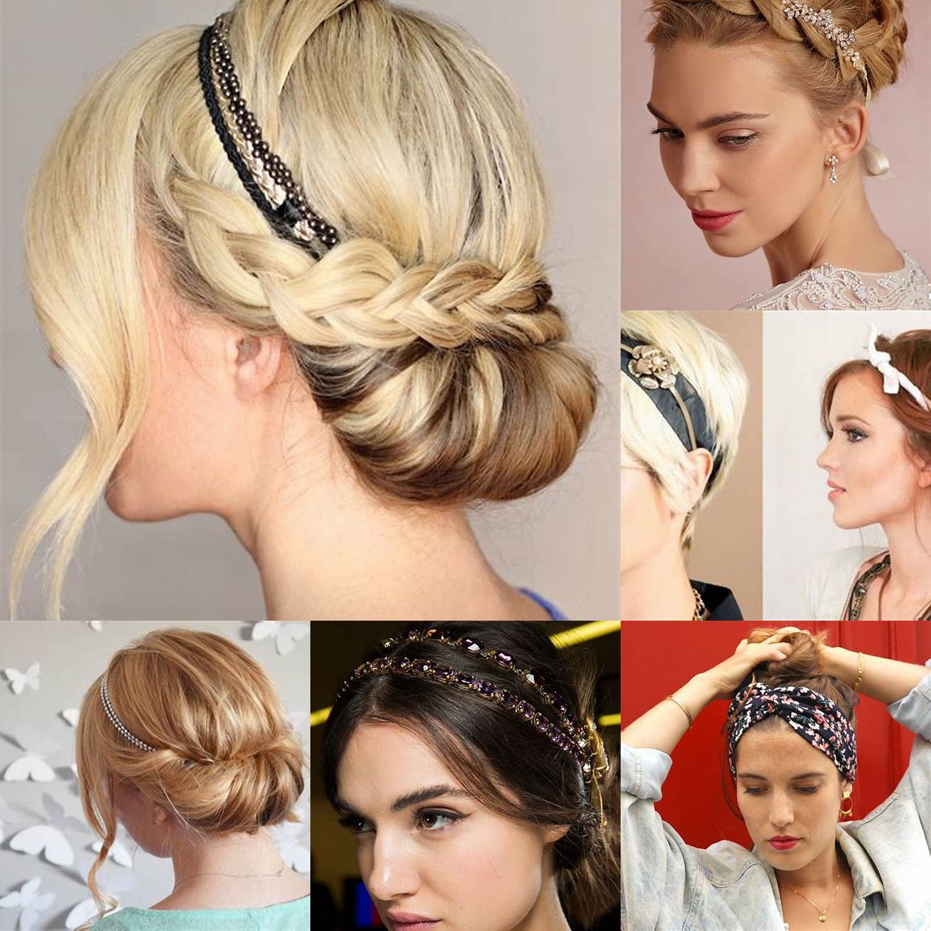 Coiffure avec headband