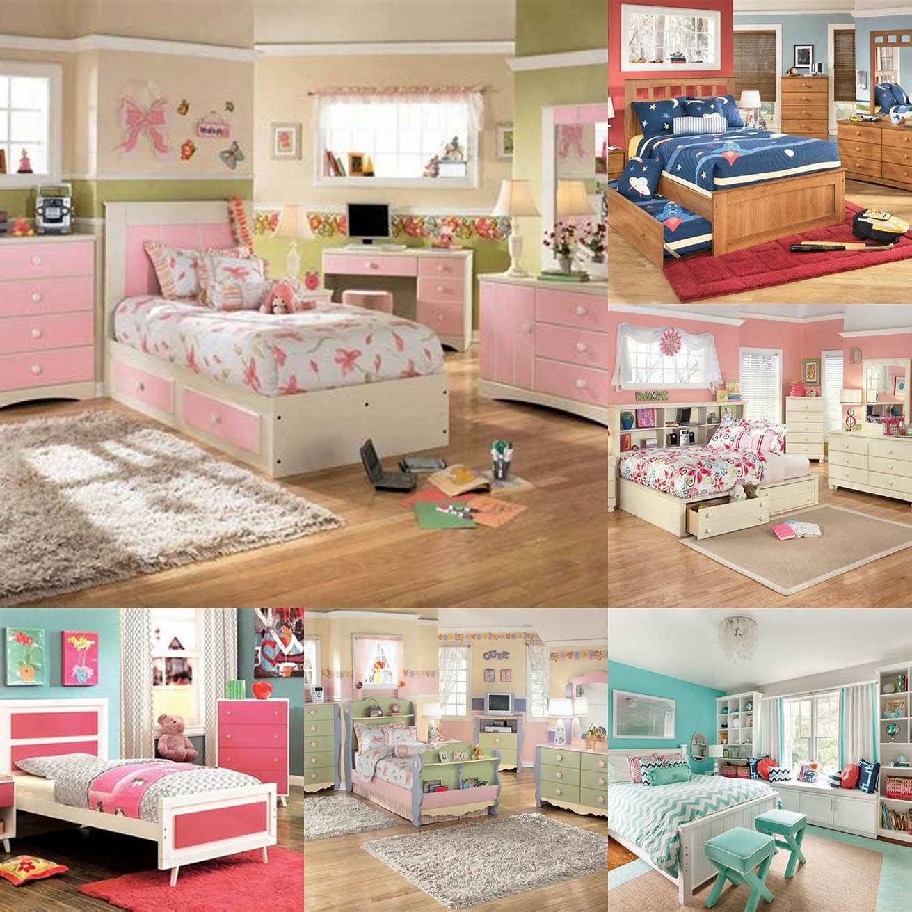 Colorful Youth Bedroom Set
