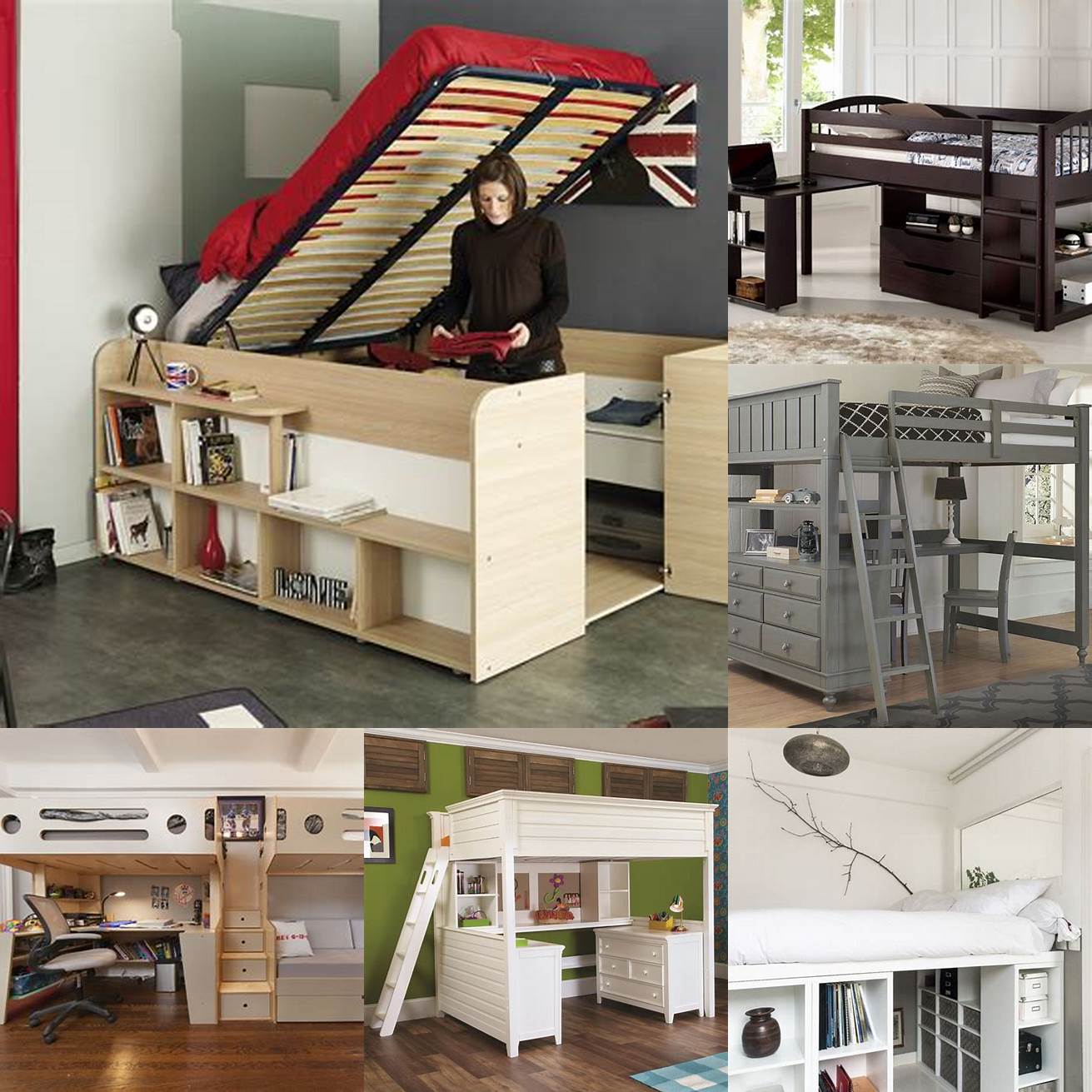 Consider if you need extra storage space and choose a Desk Bed with built-in storage if necessary