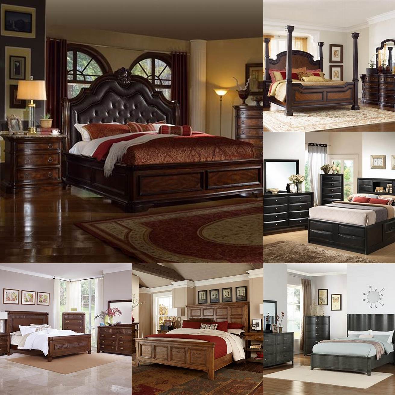 Contemporary Cal King Bedroom Set