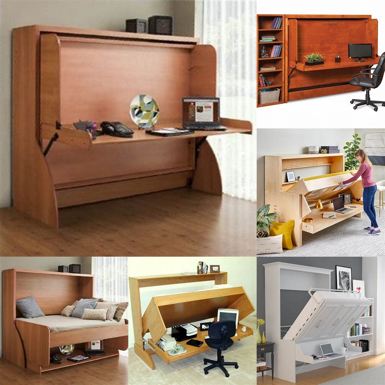 Convenient Desk Beds are easy to use and can be easily converted from a workspace to a bed