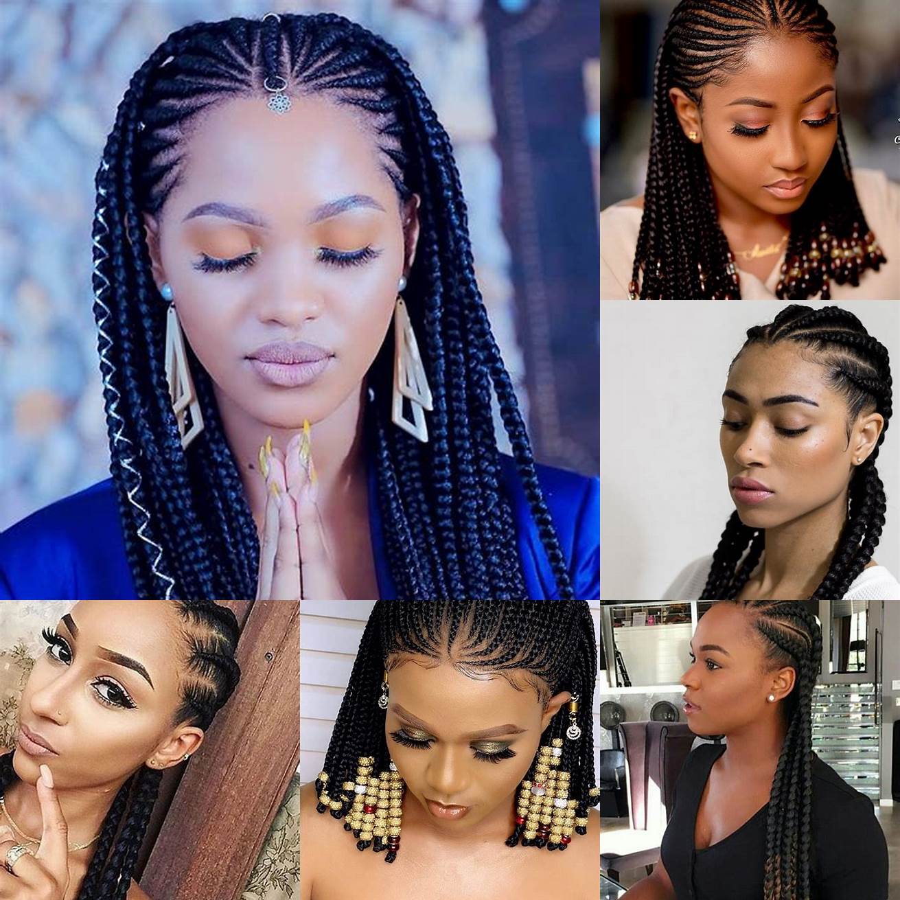 Cornrows ces tresses africaines sont idéales pour les mariées Nappy qui souhaitent une coiffure élégante et sophistiquée Elles peuvent être réalisées de différentes façons avec des motifs géométriques ou des tresses plaquées sur le côté