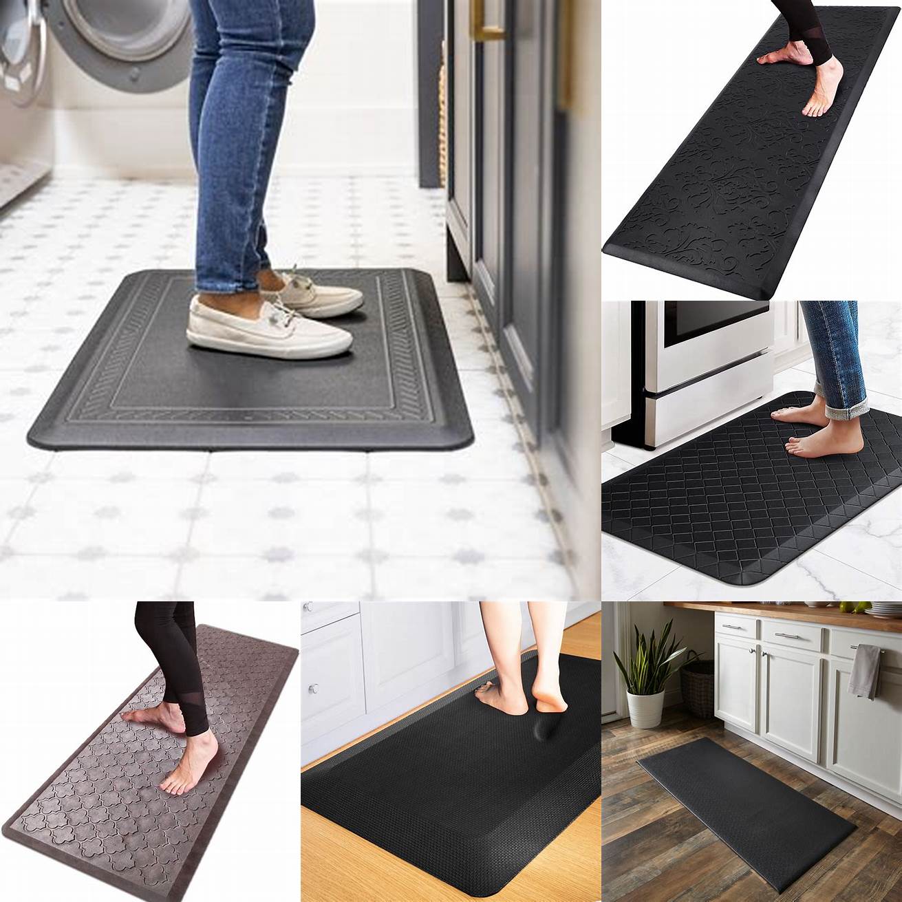 Cushioning - A cushioned mat can reduce fatigue and discomfort