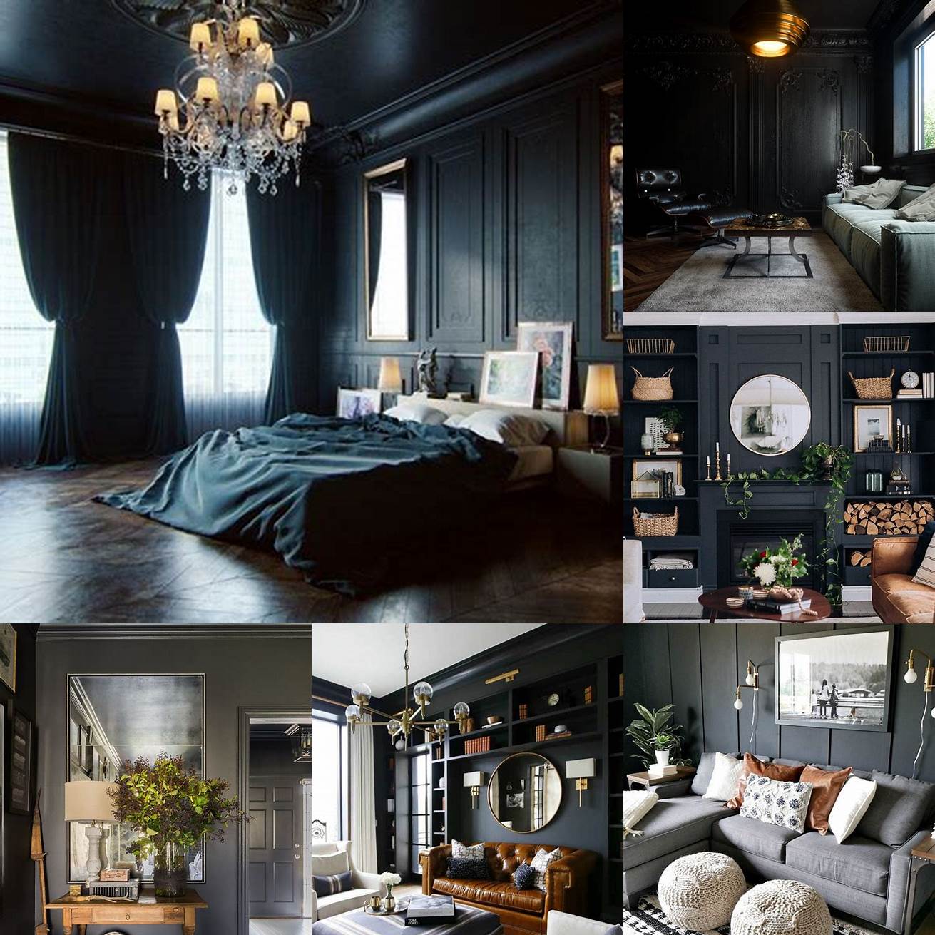 Dark and moody a bold and dramatic look thats perfect for those who want to make a statement
