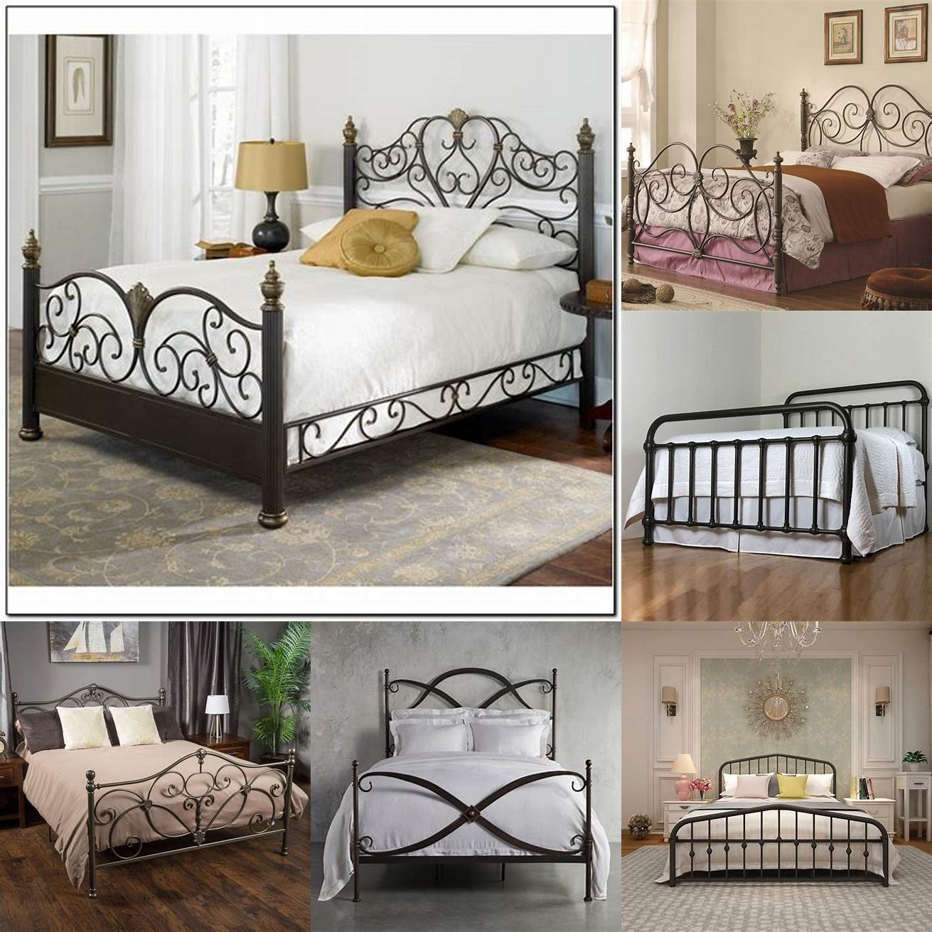 Durability Iron bed frames are known for their strength and durability