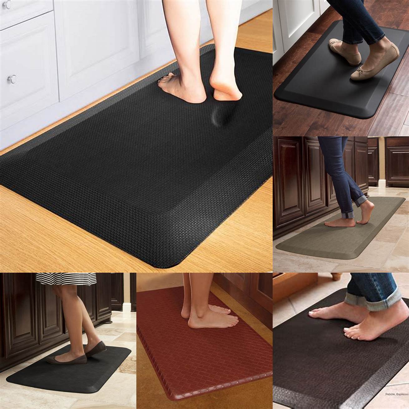 Gel mats - Gel mats are cushioned and provide excellent comfort and support They are ideal for those who stand for long periods