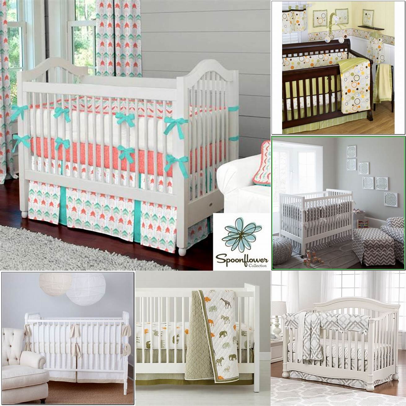 Gender-Neutral Crib Bedding Set