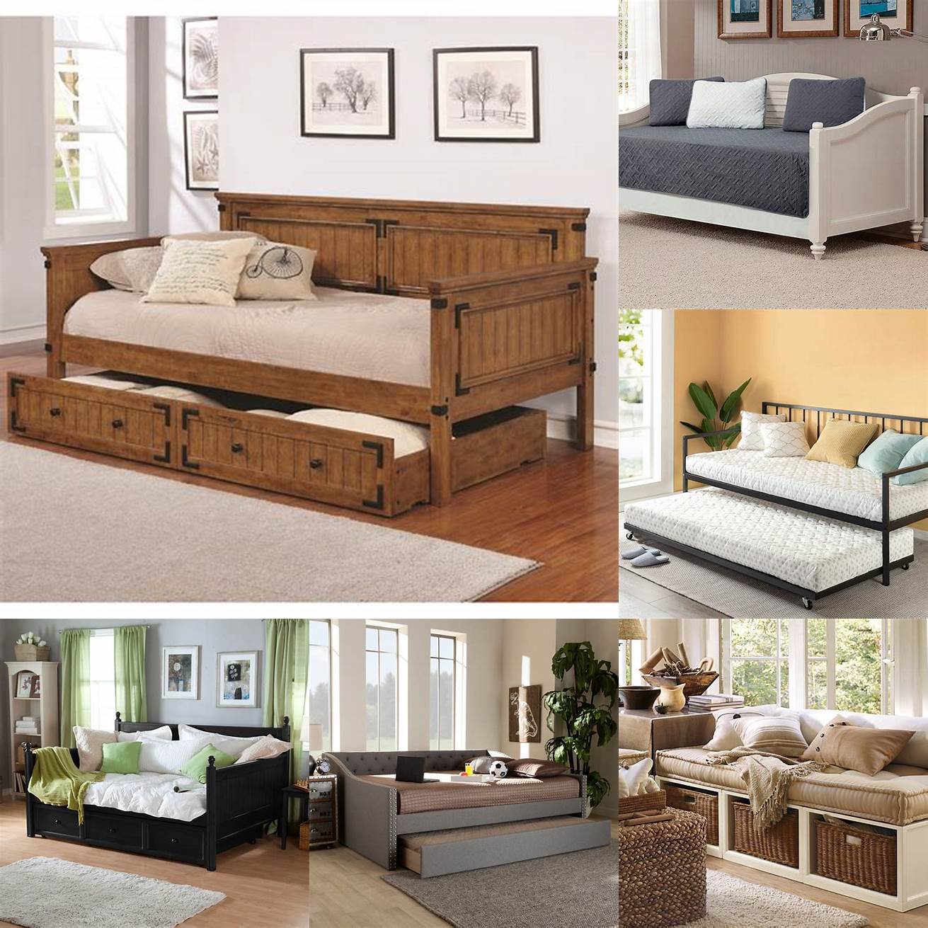Great for guests Full day beds are a great option for hosting guests