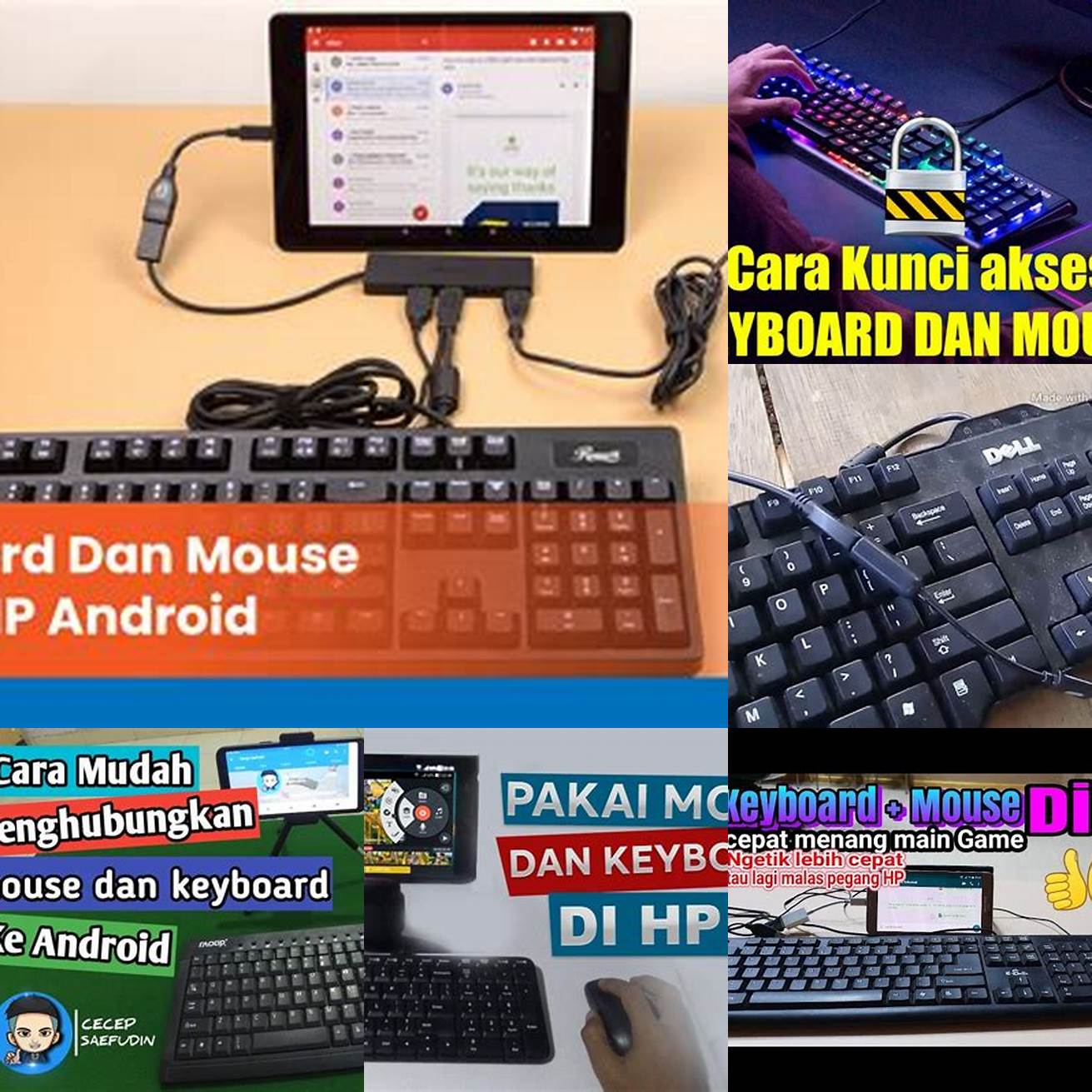 Gunakan Keyboard dan Mouse