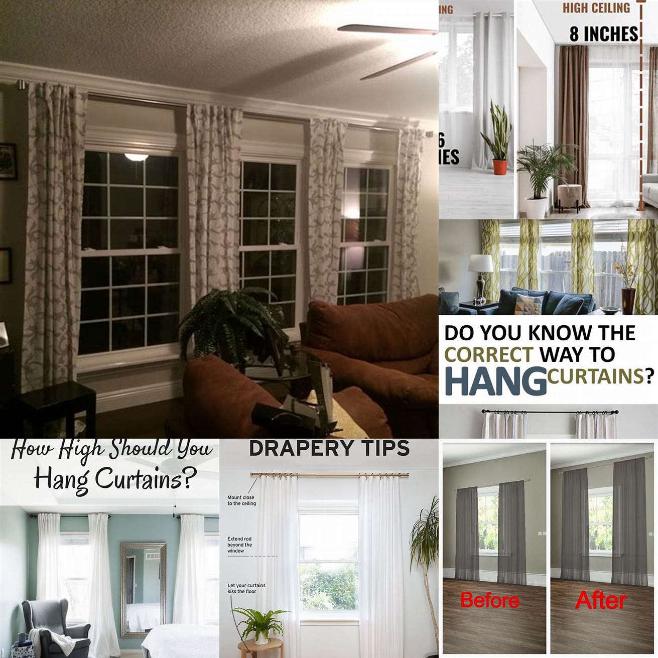 Hang Curtains High