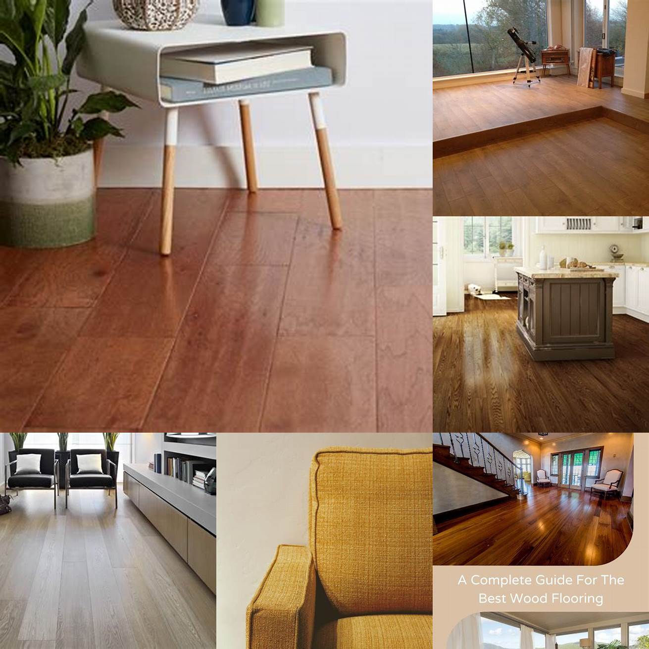 Hardwoods and textiles are durable and long-lasting