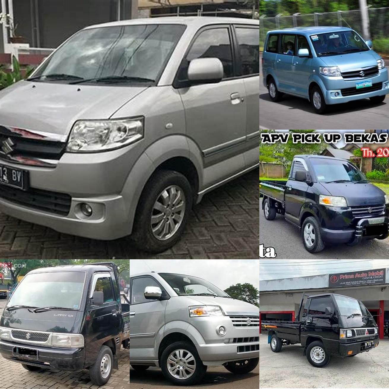 Harga mobil APV Pick Up bekas tahun 2013 berkisar antara 70 - 120 juta rupiah